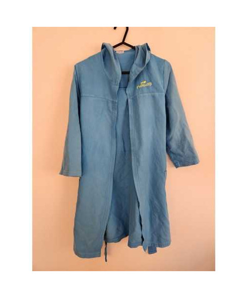 Halat de baie pentru baieti cu gluga si cordon in talie Nabaiji