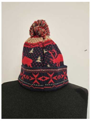 Caciula tricotata model cu ciucure Sinsay 2