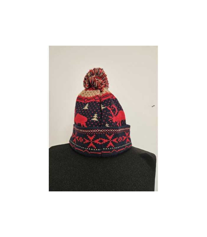 Caciula tricotata model cu ciucure Sinsay