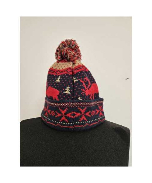 Caciula tricotata model cu ciucure Sinsay