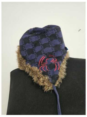 Caciula captusita pentru baieti cu urechi Marvel 2