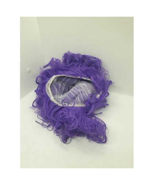 Peruca pentru carnaval culoare mov