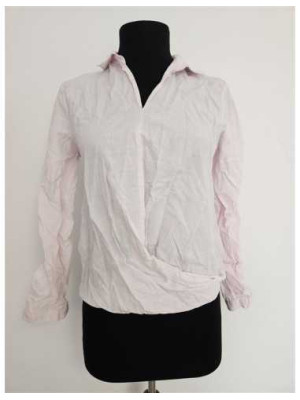 Camasa dama racoroasa cu decolteu in V Koton