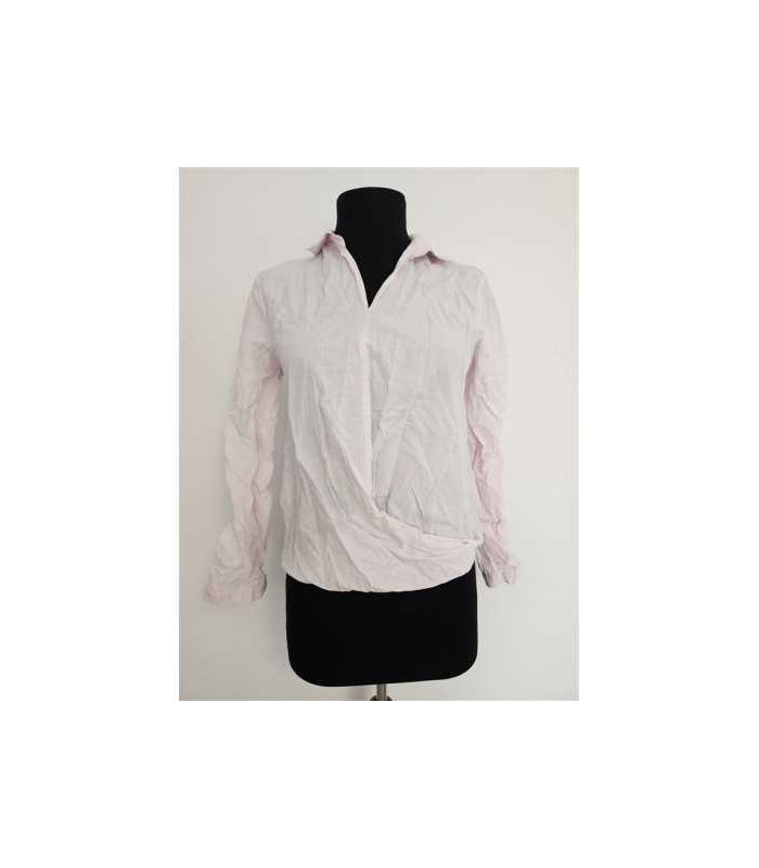 Camasa dama racoroasa cu decolteu in V Koton