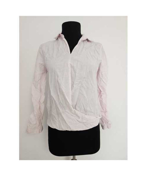 Camasa dama racoroasa cu decolteu in V Koton