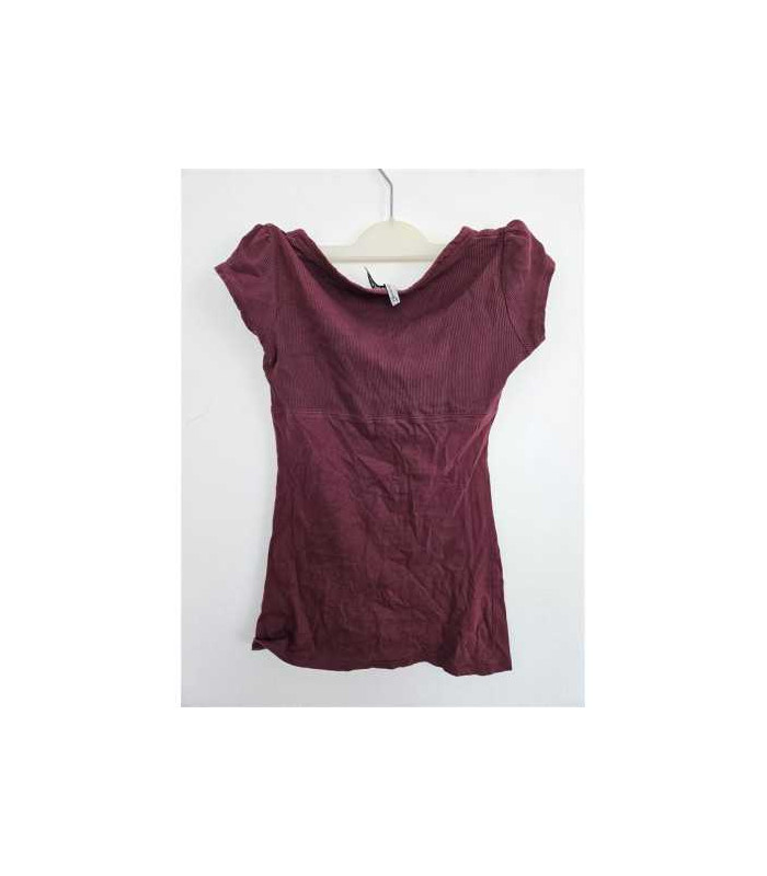 Tricou dama cu decolteu la piept Basic