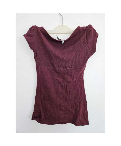 Tricou dama cu decolteu la piept Basic