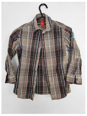 Camasa pentru copii cu model in carouri multicolore Esprit