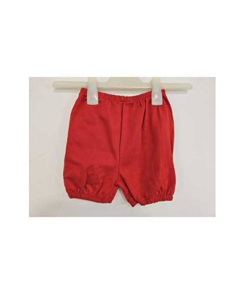 Pantaloni scurti pentru copii culoare rosu BIDIRIK