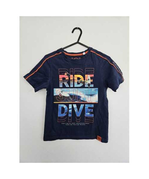 Tricou baieti cu scris colorat Skate Nation C&A