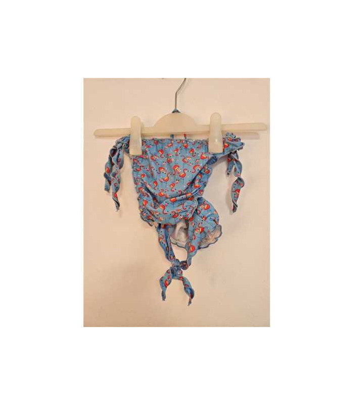 Costum de baie din 2 piese cu imprimeu Flamingo