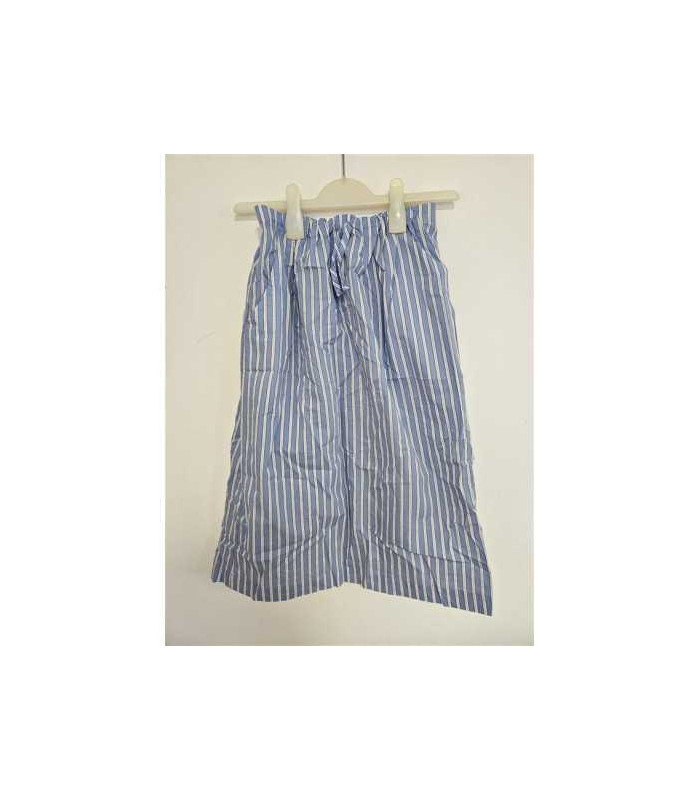 Fustita lunga cu dungi si cordon in talie Zara