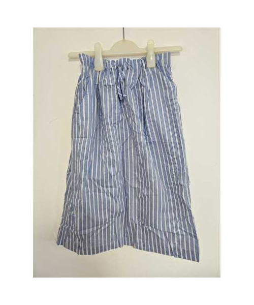 Fustita lunga cu dungi si cordon in talie Zara