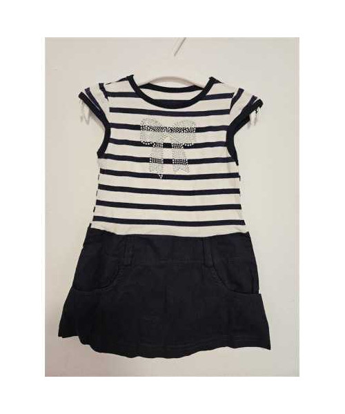 Rochita accesorizata cu fundita pentru fetite