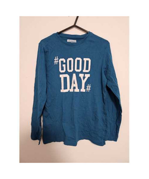 Bluzita albastra cu maneca lunga pentru copii In Extenso