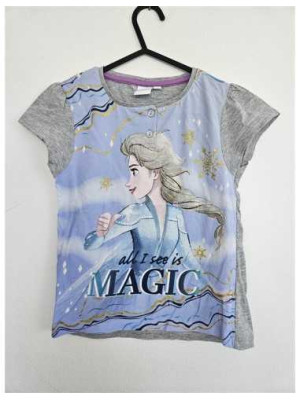 Tricou pentru fetite cu print Elsa Disney FROZEN