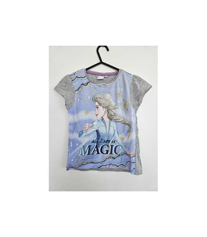 Tricou pentru fetite cu print Elsa Disney FROZEN