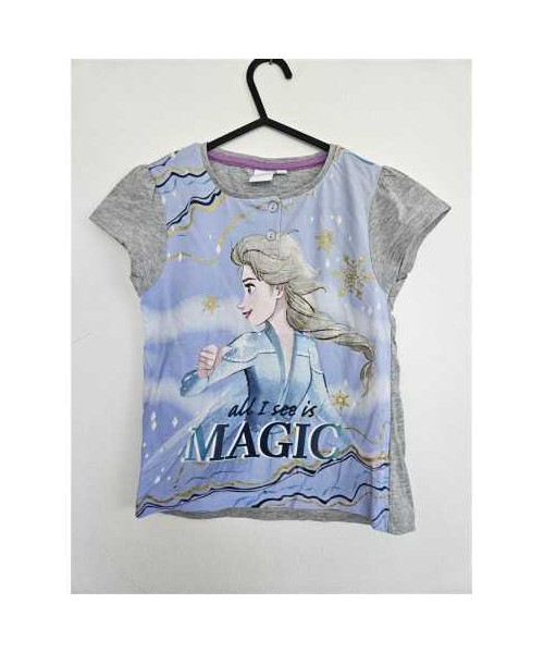 Tricou pentru fetite cu print Elsa Disney FROZEN