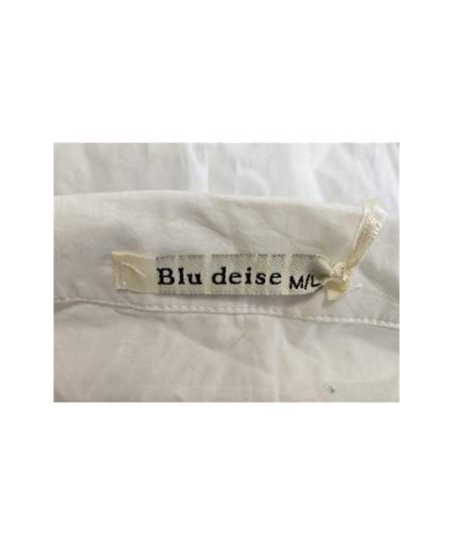 Camasa lunga cu decupaj in V la piept Blu deise