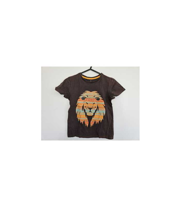 Tricou cu un cap de leu pe piept Tex