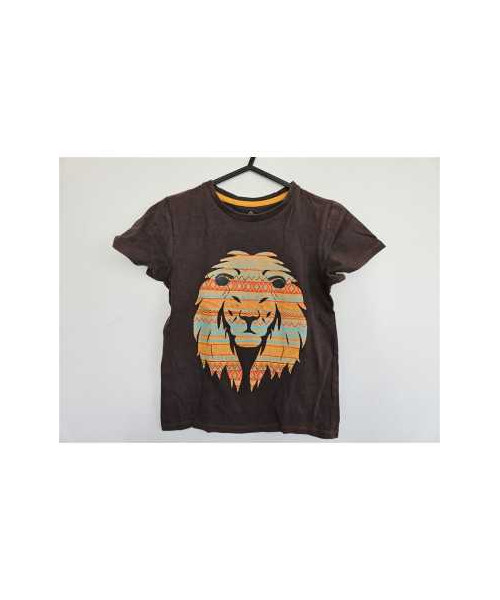 Tricou cu un cap de leu pe piept Tex