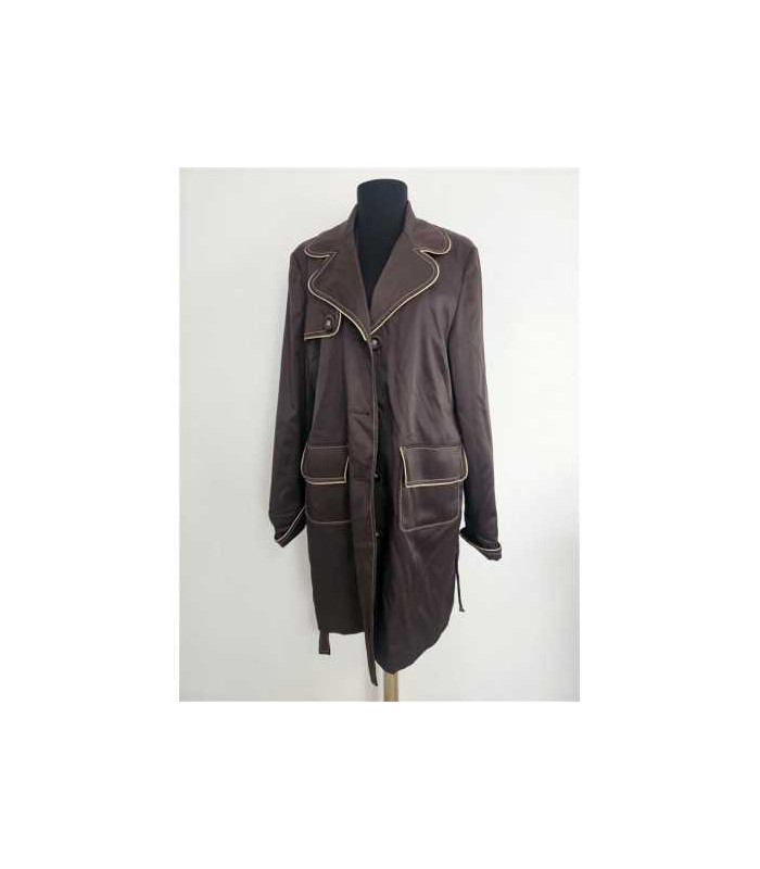 Trench dama pentru toamna cu cordon in talie Belle Dame