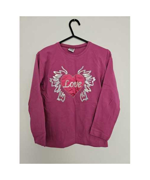 Bluza cu maneca lunga pentru fetite