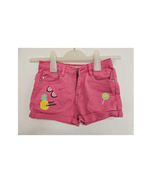 Pantaloni scurti pentru fetite culoare roz Reserved