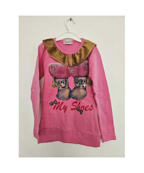 Bluza cu maneca lunga pentru fetite Wiyan