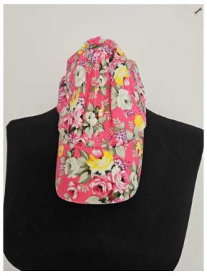 Sapca pentru fetite cu print floral multicolor