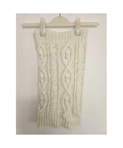 Fular circular copii model tricotat accesorizat cu ciucure