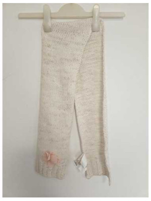 Fular crosetat pentru copii accesorizat cu floricica LC WAIKIKI