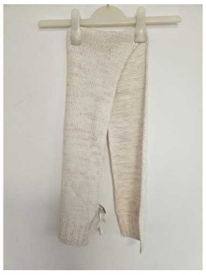 Fular crosetat pentru copii accesorizat cu floricica LC WAIKIKI 2