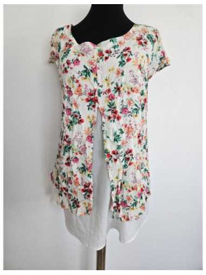 Bluzita dama cu imprimeu floral multicolor LC WAIKIKI