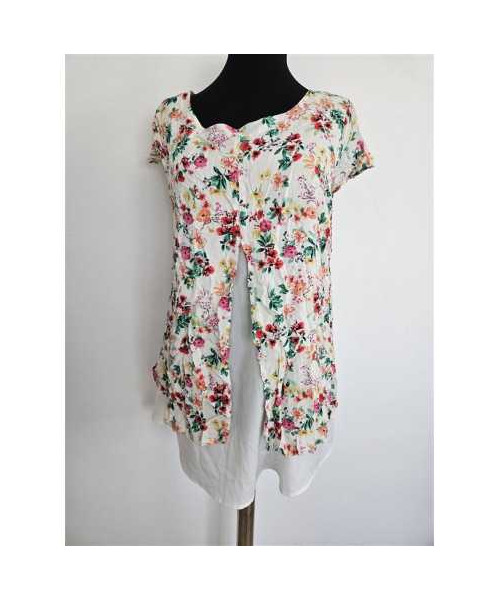 Bluzita dama cu imprimeu floral multicolor LC WAIKIKI