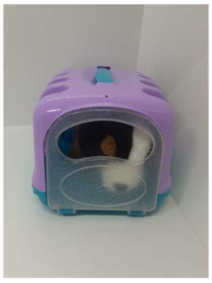 Catelus de plus cu cusca pentru copii