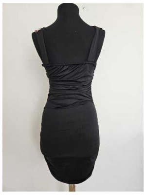 Rochie de ocazie mulata pe corp accesorizata cu paiete 2