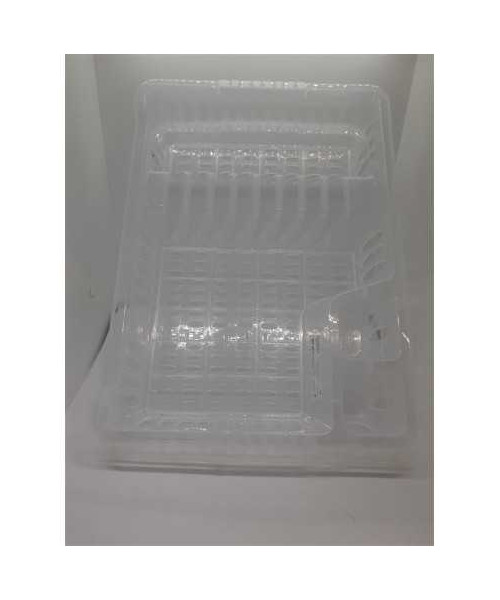 Uscator de vase din plastic transparent