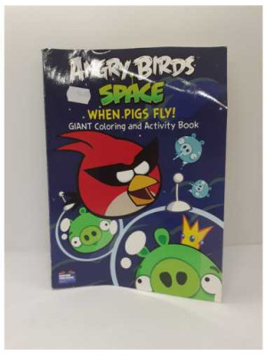 Carte de colorat si activitati in limba engleza Angry Birds