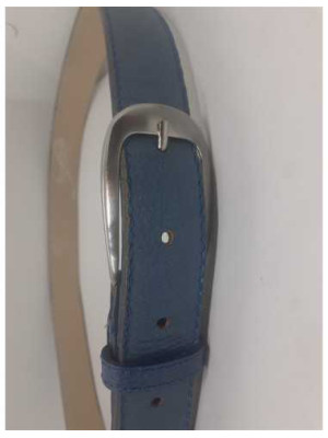 Curea dama culoare albastru BeltArt 2