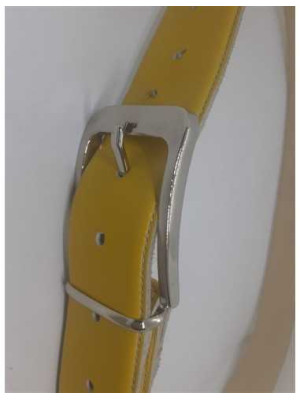 Curea dama culoare galben 2