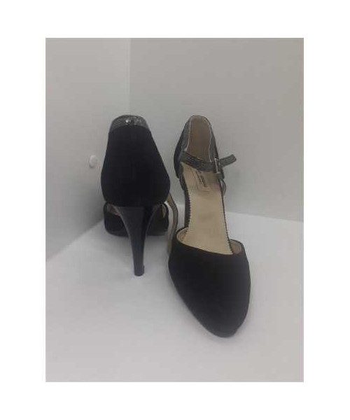 Pantofi dama cu toc culoare negru marime 36 San Savana