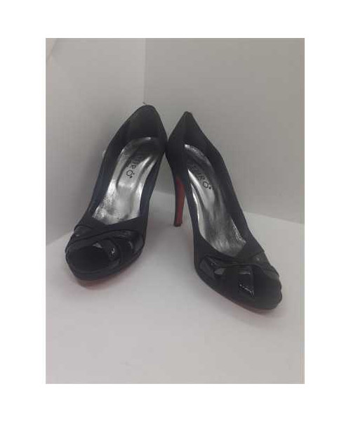 Pantofi dama decupati in fata marime 38 