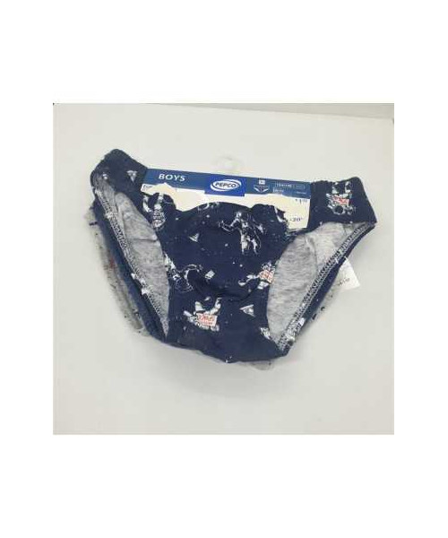 Set 3 perechi chilotei pentru baieti cu print multicolor