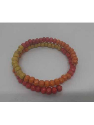 Bratara dama pe sarma cu margelute multicolore