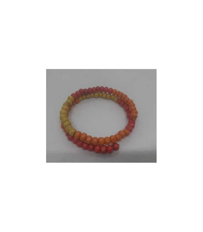 Bratara dama pe sarma cu margelute multicolore