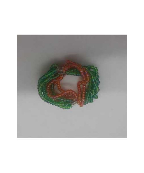 Bratara dama pe elastic cu margelute multicolore