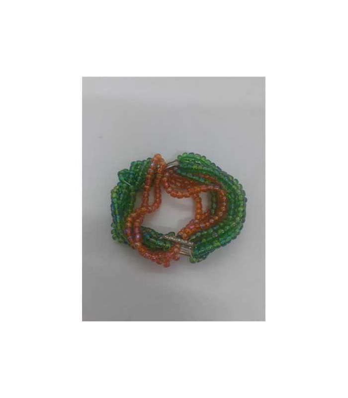 Bratara dama pe elastic cu margelute multicolore