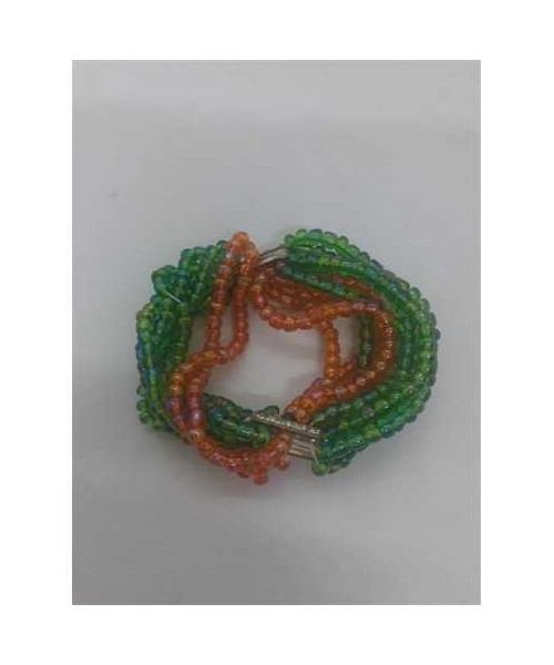 Bratara dama pe elastic cu margelute multicolore