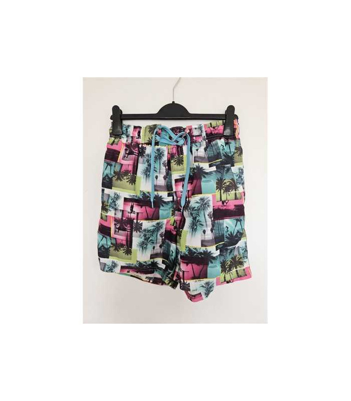 Pantaloni scurti barbatesti cu print multicolor CRIVIT